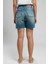 Bund 1 Kadın Jean Şort Denim 3