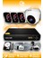 4 Kameralı Kare 1 Iç Kamera Set 100 GB HDD Full Hd Gece Görüşlü Güvenlik Kamerası Sistemi 1
