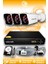 3 Kameralı Kare 3 Dış Kamera Set 1 Tb HDD Full Hd Gece Görüşlü Güvenlik Kamerası Sistemi 1
