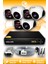 6 Kameralı Panda 3 Iç Kamera Set Hdd'siz Full Hd Gece Görüşlü Güvenlik Kamerası Sistemi 1