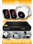 3 Kameralı Kare 1 Iç Kamera Set 100 GB HDD Full Hd Gece Görüşlü Güvenlik Kamerası Sistemi 1