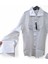 S Beden Slim Fit Saten Parlak Yaka-Manşet Detaylı Sahne Kostümü, Düğün,damat, Sağdıç Slim Fit Tek Renk Sade Desensiz Erkek Gömleği 4