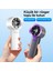 El Fanı Şarj Uzun Pil Ömrü Mini Taşınabilir USB Küçük Fan (Yurt Dışından) 4