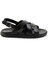 Siyah Leather Erkek Sandalet E05863955543 1