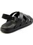 Siyah Leather Erkek Sandalet E05863955543 3