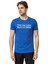 Text Erkek Mavi Tişört 1