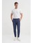 Jogger Dokuma Pantolon Düz Paça Cepli 1