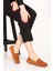 Kadın Deri Hafif Taban Loafer Ayakkabı TX.4793 - Taba Süet - 41 1