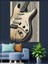 Klasik Elektro Gitar Dekoratif Kanvas - Mdf Ahşap Tablo 3