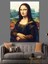 Mona Lisa Klasik Portre Dekoratif Kanvas - Mdf Ahşap Tablo 3