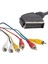 Scart 6 Rca Stereo Standart 1.5 Metre Kablo 1
