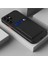 Samsung Galaxy S25 Ultra Kılıf Kamera Korumalı Kartlıklı Cüzdanlı Kırmızı Tuşlu Siyah Silikon Kapak 1