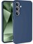 Samsung Galaxy S25 Plus Kılıf Kadife Lansman Soft Yumuşak Liquid Silikon Kamera Korumalı Kapak 5
