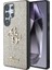 Galaxy S25 Ultra Kılıf Guess Orjinal Lisanslı 4g Büyük Metal Logolu Glitter Kapak Gold 2