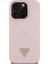 iPhone 15 Pro Max Kılıf Guess Lisanslı Magsafe Özellikli Üçgen Logolu Pu Deri Peony Kapak Pembe 1