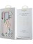 iPhone 15 Pro Max Kılıf Guess Orjinal Lisanslı Gül Baskılı Büyük Metal Logo Dizaynlı Kapak Pembe 5