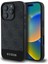 iPhone 16 Pro Max Kılıf Guess Orjinal Lisanslı Pu Deri Şerit Logo Dizaynlı Kapak Siyah 2