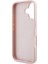 iPhone 16 Kılıf Guess Orjinal Lisanslı Gül Baskılı Büyük Metal Logo Dizaynlı Kapak Pembe 4