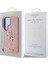Galaxy S25 Ultra Kılıf Guess Orjinal Lisanslı 4g Büyük Metal Logolu Glitter Kapak Pembe 5
