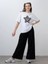 Kız Çocuk Yıldız Harf Baskılı Oversize T-Shirt 2