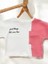Kız Çocuk Good Things Yazılı Çift Renk Tshirt 3
