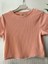 Kız Çocuk Zincirli Fitilli Crop T-Shirt 5