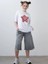 Kız Çocuk Yıldız Harf Baskılı Oversize T-Shirt 5