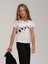 Kız Çocuk Yıldız Taş Işlemeli Tasarım T-Shirt 5