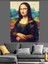 Mona Lisa Portresi Dekoratif Kanvas - Mdf Ahşap Tablo 2
