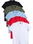 Erkek 5'li Paket Siyah-Haki-Koyu Mavi-Kırmızı-Beyaz Slim Fit Pamuklu Düz Pike Polo Yaka Tişört 1