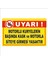 3 mm Dekota (Forex) Malzeme Üzerine Uv Baskı Kurye Motor ve Kask Yasağı Uyarı Levhası 40X25 cm 1