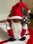 Noel Baba Sevimli Cüce Yılbaşı Süsü Hediyelik Şans Cücesi Kırmızı Peluş 35 cm 1