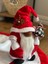 Noel Baba Sevimli Cüce Yılbaşı Süsü Hediyelik Şans Cücesi Kırmızı Peluş 35 cm 2