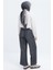 Gri-Beli Lastikli Denim Pantolon 4