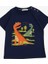 Erkek Çocuk Pamuklu Dinazor Baskılı Tshirt 3