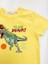 Erkek Çocuk Pamuklu Dinazor Baskılı Yarım Kol Tshirt 5