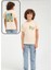 Erkek Çocuk Pamuklu Sıfır Yaka Hello Yarım Kol Tshirt 2