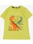 Erkek Çocuk Pamuklu Dinazor Baskılı Tshirt 2