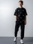 Erkek Çocuk Harf Baskılı Oversize Tshirt 5