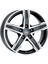 15 Inç 5X112 Napoli Golf Caddy Uyumlu Gun Metal Elmas Kesim Jant Modeli Volkswagen (4ADET) 1
