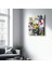 The Crowned Chaos: Abstract Graffiti-Inspired Cam Tablo - Ev Dekor- Duvar Sanatı 5