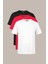 Erkek Çok Renkli T- Shirt Regular Fit Rahat Kesim Bisiklet Yaka 3'lü Basic Tişört Paketi 1