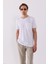 Simon Bisiklet Yaka Cep Detaylı Basic Tişört - Beyaz 1