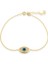 Old Renk Floral Evil Eye Fashion Bileklik 2