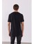 Simon Bisiklet Yaka Cep Detaylı Basic Tişört - Siyah 4