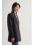 Oversize Çift Yırtmaçlı Siyah Blazer Ceket 3