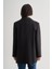 Oversize Çift Yırtmaçlı Siyah Blazer Ceket 5