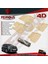 Peugeot 5008 Access Active Allure Refref 4d Havuzlu Kauçuk Paspas Bej 2016 ve Üstü 2