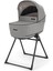 Aptica Glam Bebek Arabası ve Darwin Recline Ana Kucaklı, Portbebeli, Stantlı 4'lü Sistem Platinum Grey 4