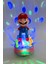 Danscı Süper Mario Müzikli Işıklı Dans Eden Hareketli Maryo Oyuncak 21 cm 3